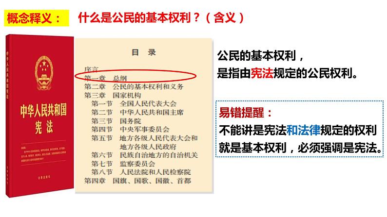 3.1公民基本权利     课件 -2023-2024学年八年级道德与法治下册 （统编版）第3页