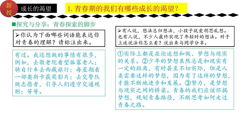 3.1青春飞扬 课件 -2023-2024学年七年级道德与法治下册 （统编版）03