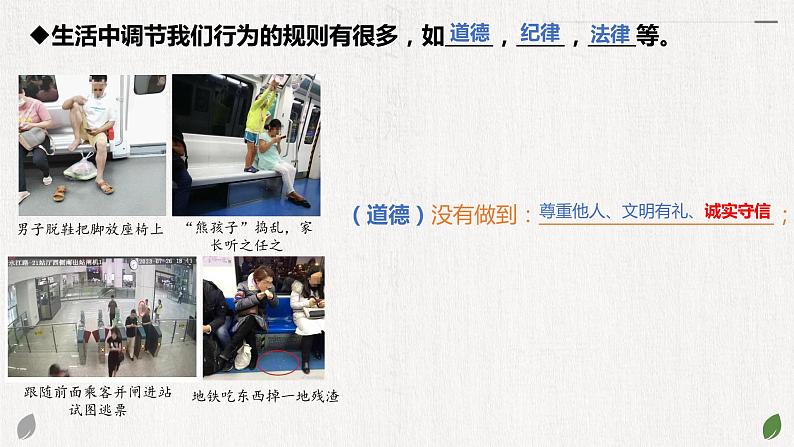 八年级上册++第二单元+遵守社会规则+课件-2024年中考道德与法治一轮复习第5页