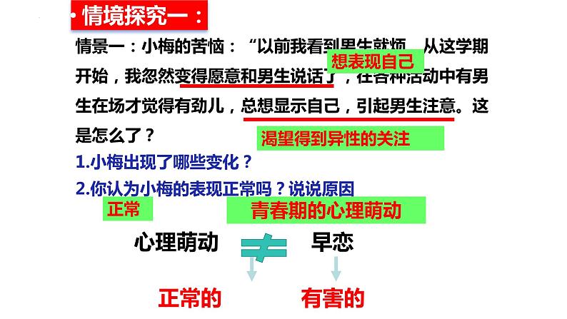 2.2+青春萌动+课件-2023-2024学年统编版道德与法治七年级下册第3页