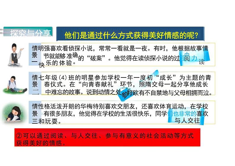 5.2+在品味情感中成长+课件-2023-2024学年统编版道德与法治七年级下册第8页