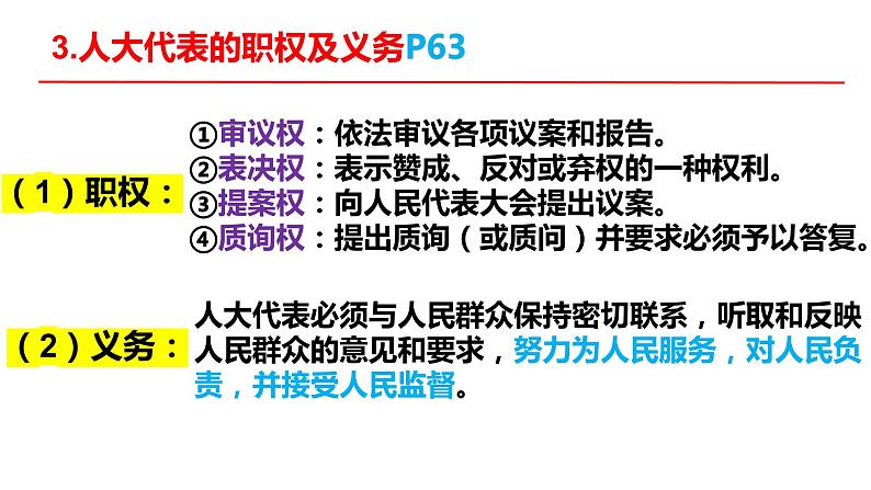 第三单元+人民当家作主+复习课件-2023-2024学年统编版道德与法治八年级下册第6页