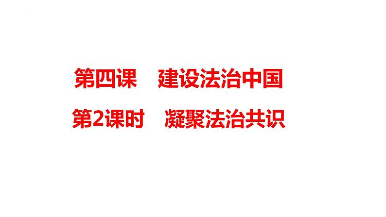 4.2+凝聚法治共识+课件-2023-2024学年统编版道德与法治九年级上册01