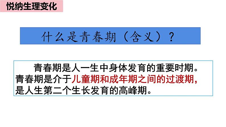 1.1 悄悄变化的我 课件-2023-2024学年统编版道德与法治七年级下册05