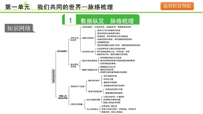 1.第一单元 我们共同的世界课件-2024年中考道德与法治一轮复习（九年级下册）第3页