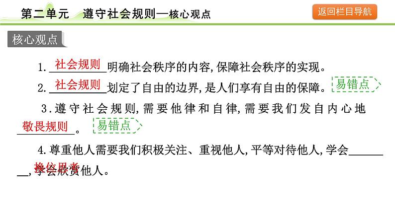 2.第二单元　遵守社会规则课件-2024年中考道德与法治一轮复习（八年级上册）第4页