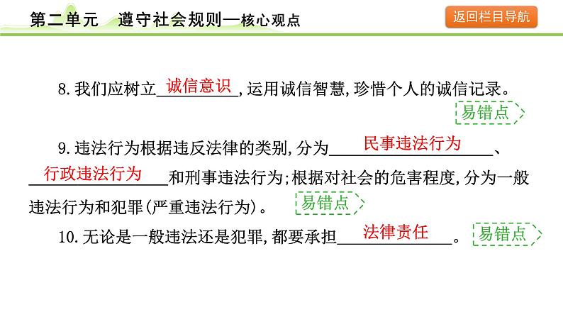 2.第二单元　遵守社会规则课件-2024年中考道德与法治一轮复习（八年级上册）第6页