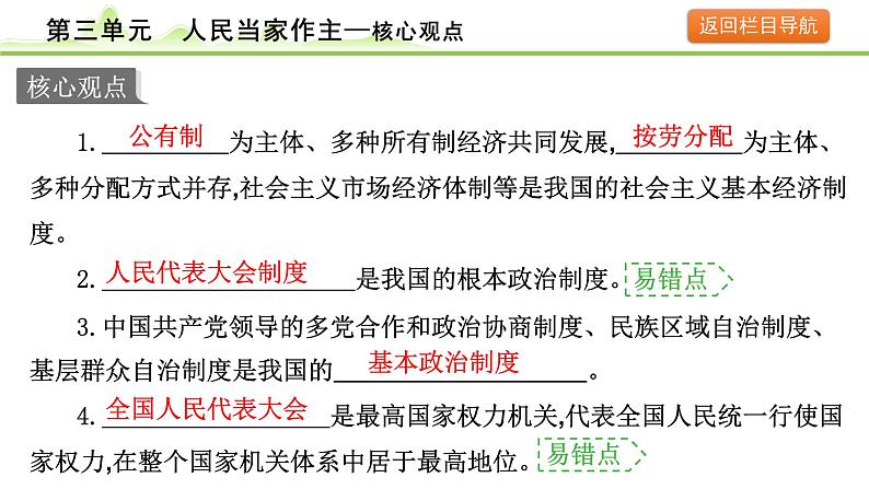 3.第三单元　人民当家作主课件-2024年中考道德与法治一轮复习（八年级下册）第4页