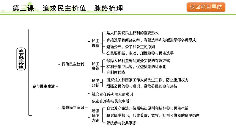 3.第三课  追求民主价值课件-2024年中考道德与法治一轮复习（九年级上册）第4页