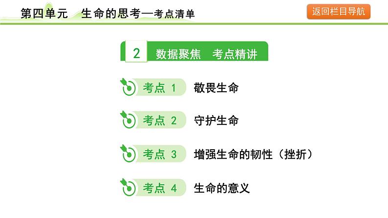 4.第四单元  生命的思考课件-2024年中考道德与法治一轮复习（七年级上册）第6页