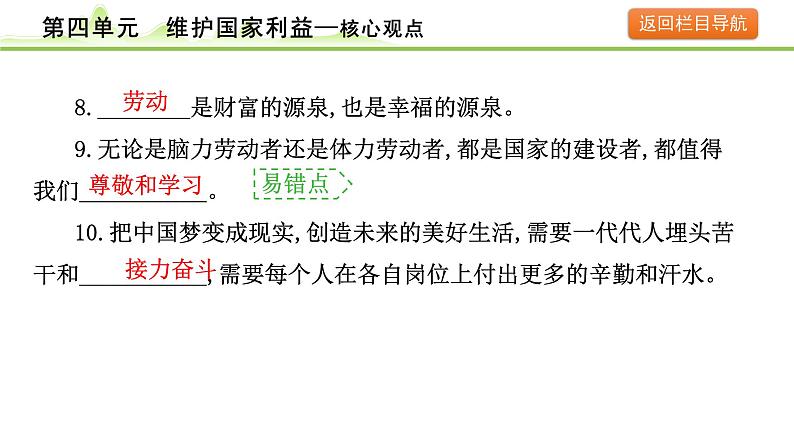 4.第四单元　维护国家利益课件-2024年中考道德与法治一轮复习（八年级上册）第6页