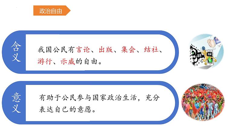 3.1+公民基本权利+课件-2023-2024学年统编版道德与法治八年级下册07