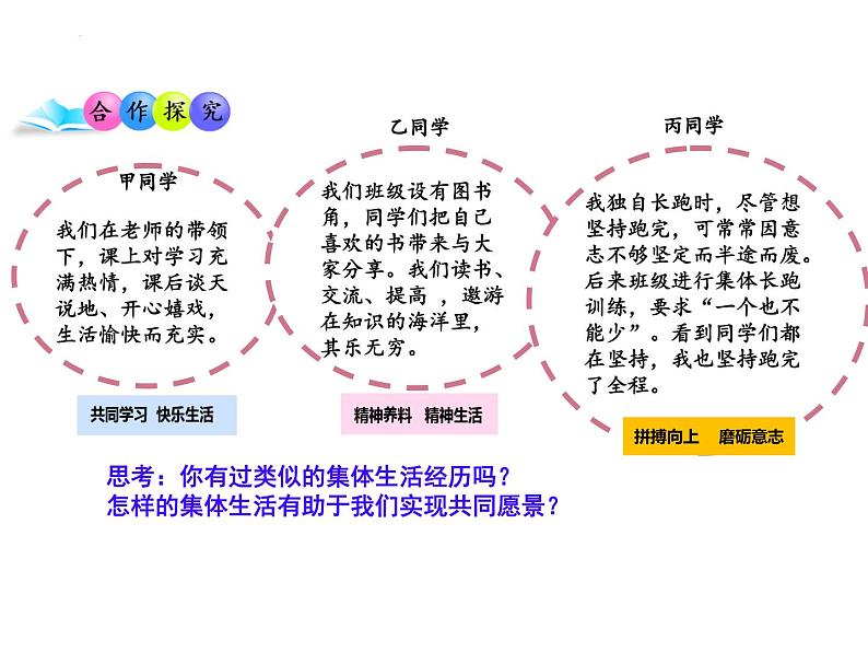 8.1+憧憬美好集体+课件-2023-2024学年统编版道德与法治七年级下册07