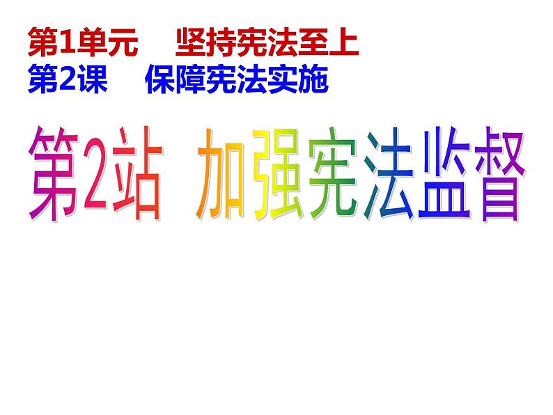2.2+加强宪法监督+课件-2023-2024学年统编版道德与法治八年级下册第1页