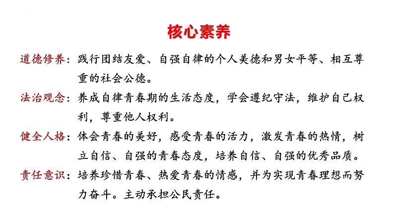 3.1青春飞扬+课件-2023-2024学年统编版道德与法治七年级下册 (2)第2页