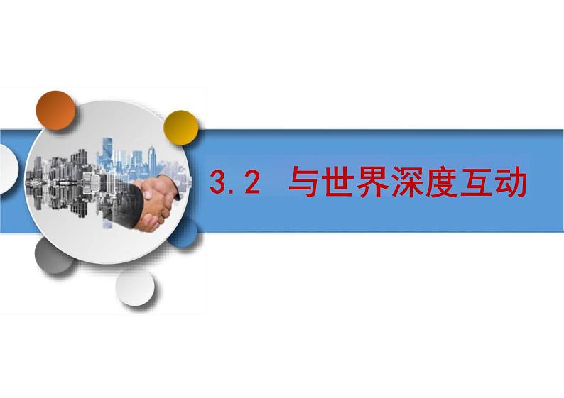 3.2 与世界深度互动 课件-2023-2024学年统编版道德与法治九年级下册第1页