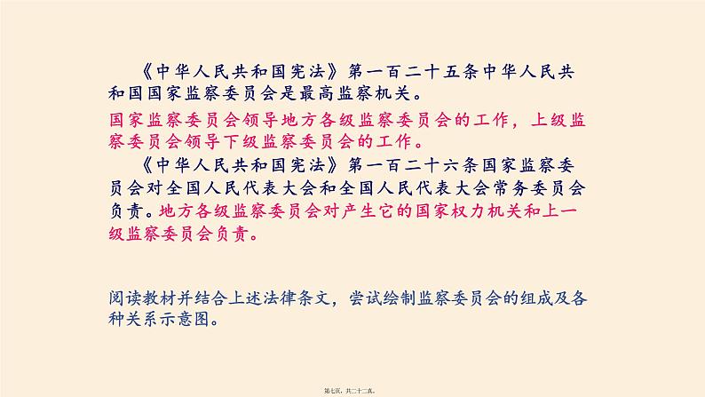 6.4 国家监察机关 课件-2023-2024学年统编版道德与法治八年级下册第7页