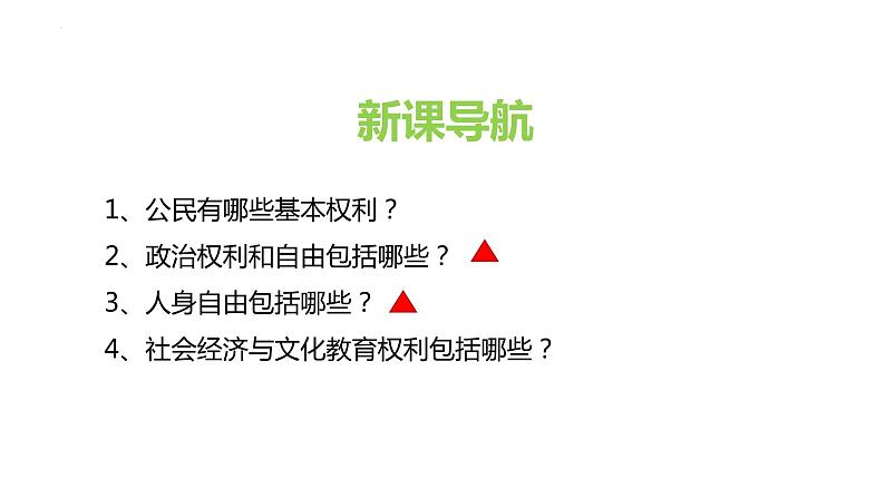 3.1+公民基本权利+课件-2023-2024学年统编版道德与法治八年级下册 (1)第2页