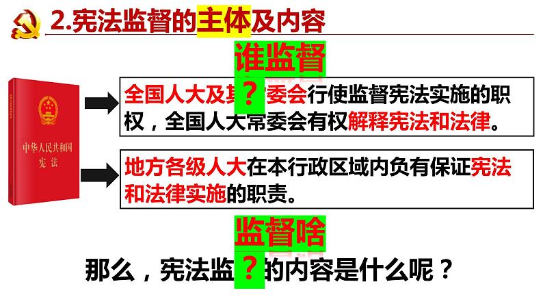 2.2+加强宪法监督+课件-2023-2024学年统编版道德与法治八年级下册第7页