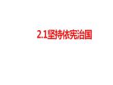 2.1+坚持依宪治国+课件-2023-2024学年统编版道德与法治八年级下册