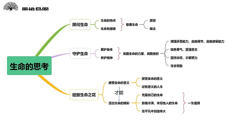 七年级上册第四单元++生命的思考+复习课件-2024年中考道德与法治一轮复习第3页