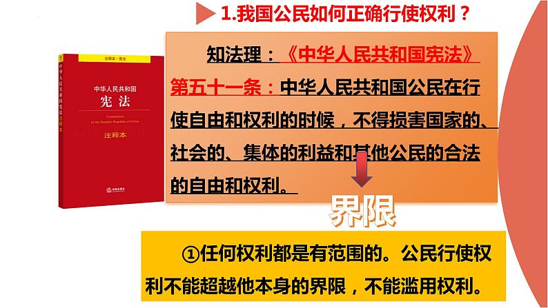 3.2+依法行使权利+课件-2023-2024学年统编版道德与法治八年级下册第6页