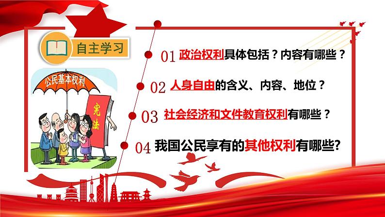 3.1+公民基本权利+课件-2023-2024学年统编版道德与法治八年级下册第2页