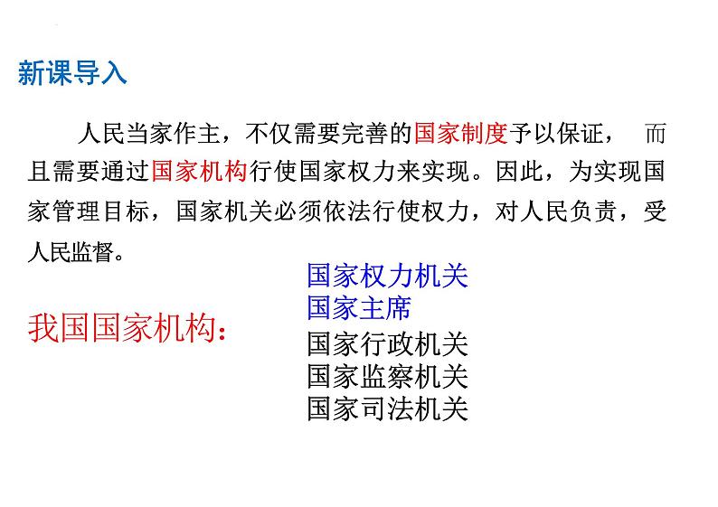 6.1+国家权力机关+课件+-2023-2024学年统编版道德与法治八年级下册01