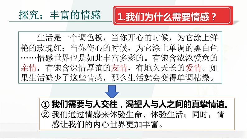 5.1+我们的情感世界+课件-2023-2024学年统编版道德与法治七年级下册第3页