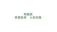 2024年广东中考道德与法治一轮总复习+课件+专题四+珍爱生命　人生价值