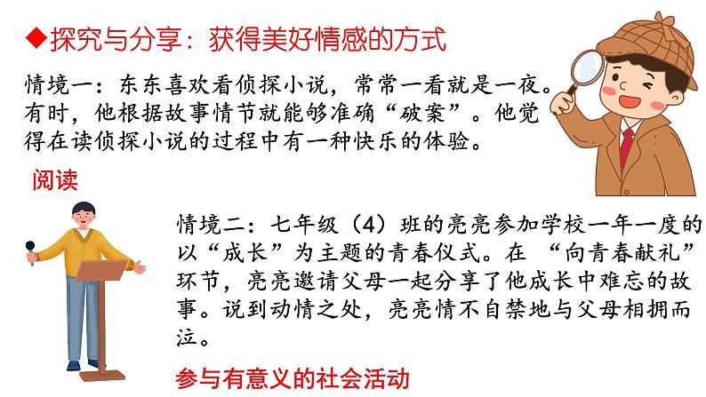 5.2+在品味情感中成长+课件-2023-2024学年统编版道德与法治七年级下册 (2)第7页