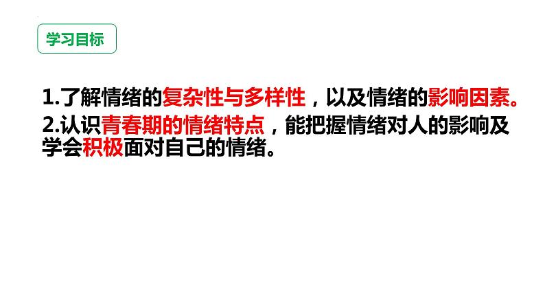 4.1+青春的情绪+课件-2023-2024学年统编版道德与法治七年级下册02