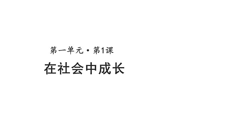 在社会中成长 PPT课件第1页