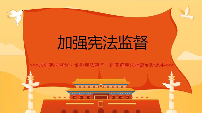 2.2+加强宪法监督+课件-2023-2024学年统编版道德与法治八年级下册第1页