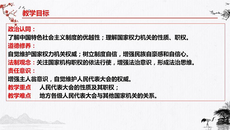 6.1国家权力机关 课件-2023-2024年八年级下册道德与法治03