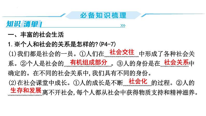 第一单元+走进社会生活+复习课件-2023-2024学年统编版道德与法治八年级上册第3页