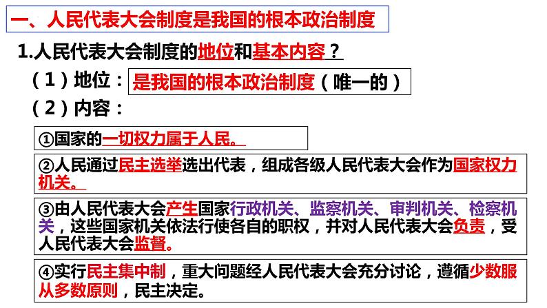 5.1+根本政治制度+课件-2023-2024学年统编版道德与法治八年级下册第3页