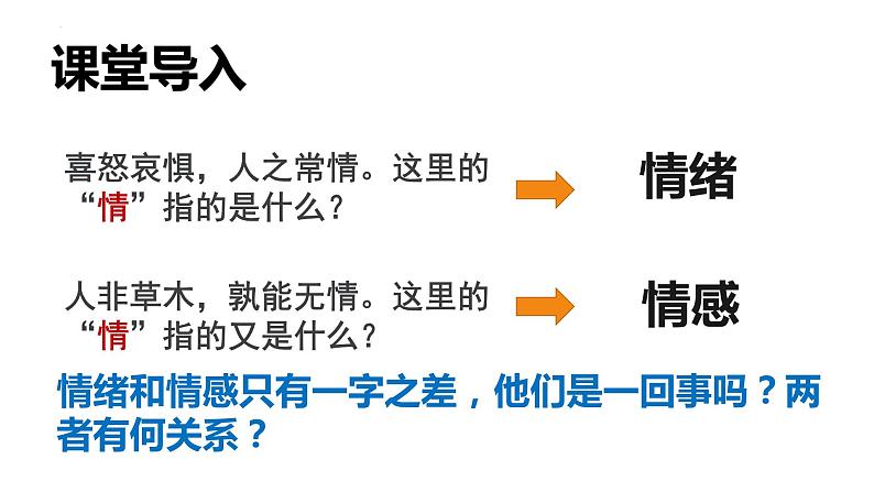 5.1 我们的情感世界（同步课件） -2023-2024学年七年级道德与法治下册 （统编版） (2)第1页