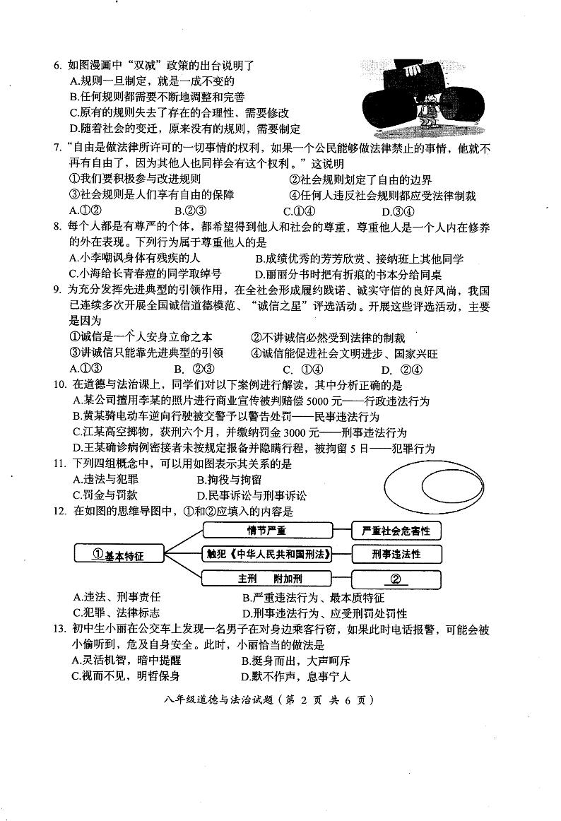 广东省汕头市澄海区2023-2024学年八年级上学期1月期末道德与法治试题02