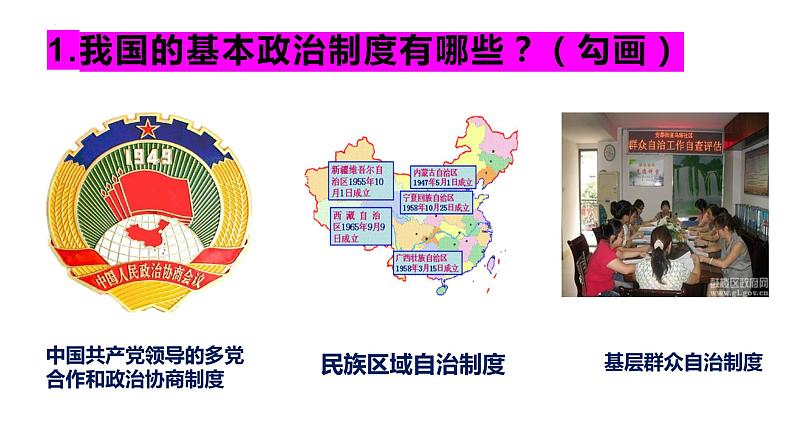 5.2+基本政治制度+课件-2023-2024学年统编版道德与法治八年级下册 (1)第3页