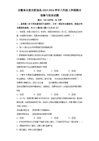 安徽省合肥市肥西县2023-2024学年八年级上学期期末 道德与法治试题（含解析）