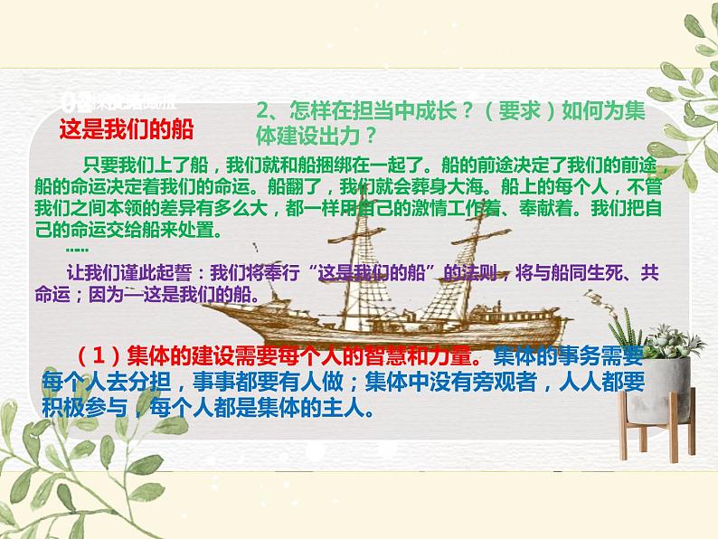 8.2+我与集体共成长+课件-2023-2024学年统编版道德与法治七年级下册 (1)第5页