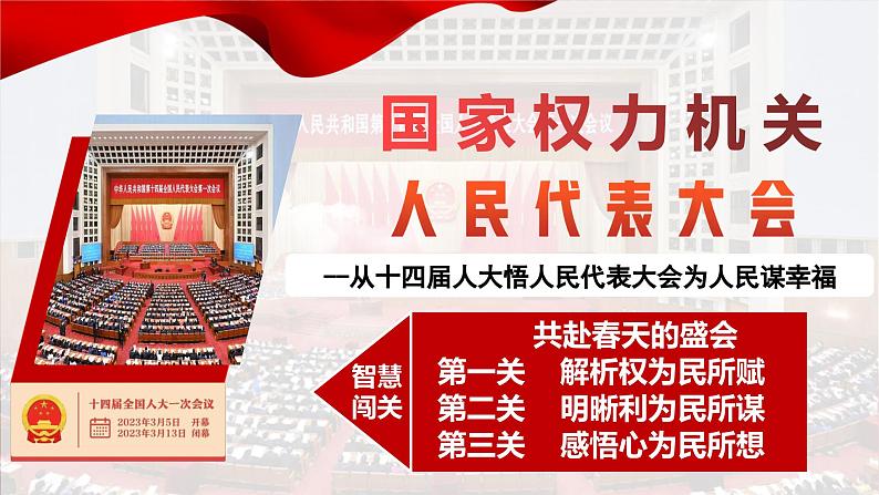 国家权力机关  课件 初中道德与法治人教版八年级下册第2页