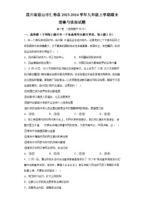 四川省眉山市仁寿县2023-2024学年九年级上学期期末 道德与法治试题（含解析）