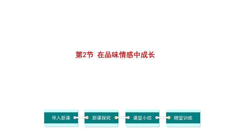 5.2 在品味情感中成长  课件 -2023-2024学年统编版道德与法治七年级下册01