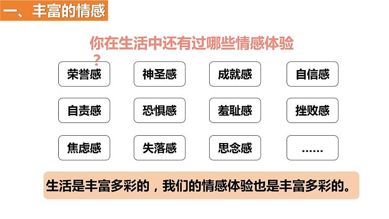 5.1我们的情感世界+课件-2023-2024学年统编版道德与法治七年级下册第5页