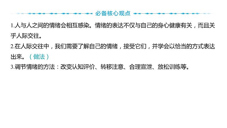 2024河南中考道德与法治一轮复习七年级下册第二单元 做情绪情感的主人课件第4页