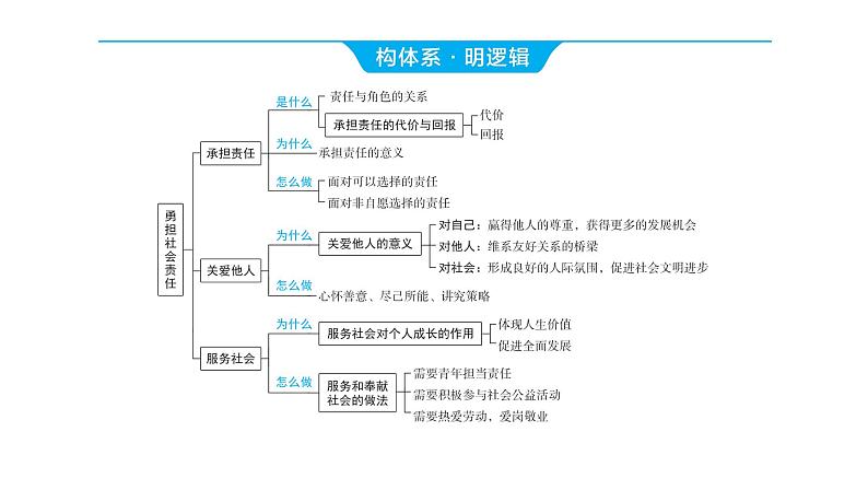 2024河南中考道德与法治一轮复习八年级上册第三单元 勇担社会责任课件第3页