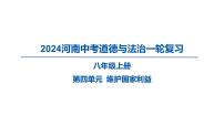 2024河南中考道德与法治一轮复习八年级上册第四单元 维护国家利益课件