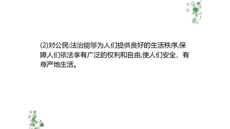 2024年广东中考道德与法治一轮总复习课件 专题三  依法治国  治国理政第7页